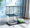 LEVEL Large DIY Collapsible Pet Cat Wire Cage Indoor Outdoor Playpen Vacation