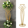 Metal Gold Mermaid Wedding Flower Stand Balloon Arch Stand Centrepiece Decor