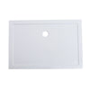 Bathroom Shower Tray Acrylic Anti Slip Slimline Rectangle/Square Base Waste Kits