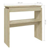 Console Table Engineered Wood Living Room Couch Table Multi Colours