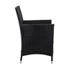 2/4xRattan Chair Bistro Garden Cushioned Chair Patio Outdoor Conservatory Wicker
