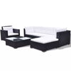 42743 17 Piece Garden Sofa Set Poly Rattan Black (UK/IE/FI/NO Only) F1M4