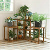 Small Medium Large Multi Tier Tiered Plant Stand Carbonized Shelf Holder Flower