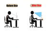 Floating Monitor Riser Desktop Speaker Stand Holder Desk Clamp-on Storage Shelf