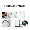 Mixer Tap Swivel Mono Lever Pull Out Hose Spray Chrome Sink Taps Modern Style