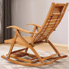 Portable Folding Rocking Chair Relax Sun Lounger Chair Seat w Footrest &Backrest