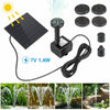Solar Powered Floating Pump Water Fountain Home Birdbath Garden Pool Pond Decor
