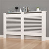 Extra Tall White Radiator Cover Grill Shelf Standing Room Bedroom Lounge Porch