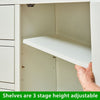 Wilmslow White Painted Large 3 Drawer 2 Door Sideboard SLIGHT SECONDS-WLM26-F233