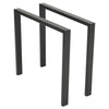 2PCS Metal Industrial Table Legs Square for Bench Coffee Table Furniture Holder