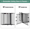5-Panel Fireplace Christmas Tree Fence Fire Guard Baby Gate Safety Dog Gate