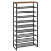 10-Tier Shoe Rack Capacity Shoe Storage Organizer Shoe Storage Unit Shoe Shelf