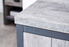 Large Grey Sideboard Storage Unit 2 Drawers 3 Doors Metal Handles Industrial