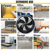 Industrial Extractor Mounted Exhaust Fan For Home Attic/Shed/Garage Ventilation