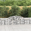 Arched Gabion Baskets 6 pcs 300x30x60/80 Galvanised L2B7
