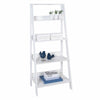 Modern Ladder Shelf, Bookshelf with 5-Tier Storage Shelves