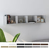 CD Wall Shelf 100cm Engineered Wood Living Room Cabinet Multi Colours vidaXL