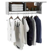 Wardrobe Engineered Wood Cabinet Hanger Clothes Organiser Multi Colours