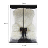 LED FOAM ROSE BEAR ARTIFICIAL FLOWER ROSE TEDDY BEAR DOLL FADDISH LOVE GIFT BOX