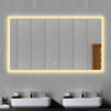 Bluetooth Bathroom Mirror with LED Light 3 Colors Touch Sensor Demister Pad