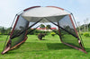 Large Garden Camping Tent Mesh Walls Sun Shade Shelter Patio Gazebo Pergolas
