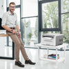 Mobile Under-Desk Printer Stand 2-Tier Printer Cart Office Home Coffee Table
