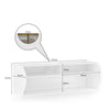 Wall-Mounted TV Stand Floating Media Audio / Video Console Cabinet W/ Cable Hole