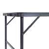 Ajustable Camping Table Portable Outdoor Trip BBQ Tall Metal Desk Garden Foldabl