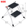 Folding 2 3 4 Step Ladder Safety Non Slip Mat Tread Foldable Kitchen Home DIY