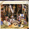 DIY Book Nook Kit 3D Wooden Puzzle Bookshelf Decor Miniature Dollhouse Model·