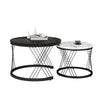 Nesting Tables Round Set Of 2 Coffee Tables Side Table End Table for Living Room