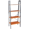 Vintage Metal Ladder Shelving 4 Tier Tall Bookshelf Plant Stand Storage Shelf