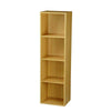 New Cube 2 3 4 Tier Wooden Bookcase Bookshelf Storage Shelf Unit Display Stand