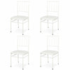 Foldable Dining Table and Chairs PU Leather Padded Seat Kitchen Home Furniture