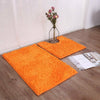 2 Piece Loop Bath Mat Ultra Soft Bathroom Rug Anti Slip Toilet Rug Pedestal Set