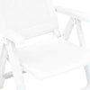 2x Garden Reclining Chairs Plastic Outdoor Dining Chair Multi Colours