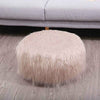 Round Fluffy Pouffe Beanbag Inflatable Foot Stool Footrest Kids Seat Home Decor