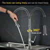 Kitchen Sink Mixer Taps Spray Chrome Brass Faucet Twin Single Lever Swivel Taps