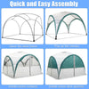 Outdoor Camping Gazebo Polyester Roof Canopy Awning Tent Gazebo Sun Shade