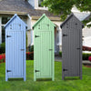 Outdoor Garden Beach Hut Style Tool Room Sentry Box Storage Garden Shed House