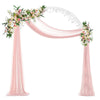 Extra Large Arch Wedding Backdrop Stand Metal Garden Arbor Shelf w/ Stable Base