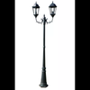 Outdoor Garden Street Light Post 2/3 Arms Outside Lamp Post E27 IP44 Lighting UK