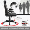 Ergonomic Adjustable Office Chair Tilt Gaming Racing Sport PU Leather Mesh Chair