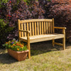 Outdoor Wooden 2 Seater Bench Garden Patio Furniture