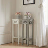 Slim Narrow Hallway Console Table Hall Side End Table Drawer Shelf Storage Shelf