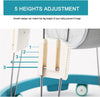 Foldable Baby Walker Adjustable Height Toy Feeding Tray Walking Pad First Step