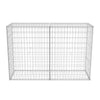 Gabion Basket Wire Retaining Wall Outdoor Garden Patio Design Steel Multi Sizes