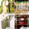 LED Solar Powered Ivy Fairy String Lights Garden Outdoor Leave Wall Fence Lights
