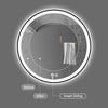 Fog-free Round LED Illuminated Bathroom Mirror Dimmable Lights Circle Wall Unit