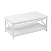 2-Tiers Coffee Table Living Room Sofa Center Side Table Display Tabletop Shelf